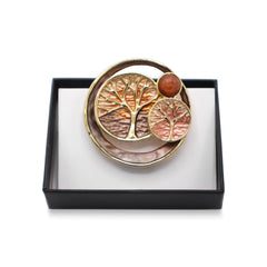 Magneet broche nr 504 fantasy goudkleurig
