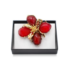 Magneet broche nr 515 fantasy goudkleurig