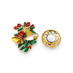 Magneet broche nr 535 fantasy goudkleurig