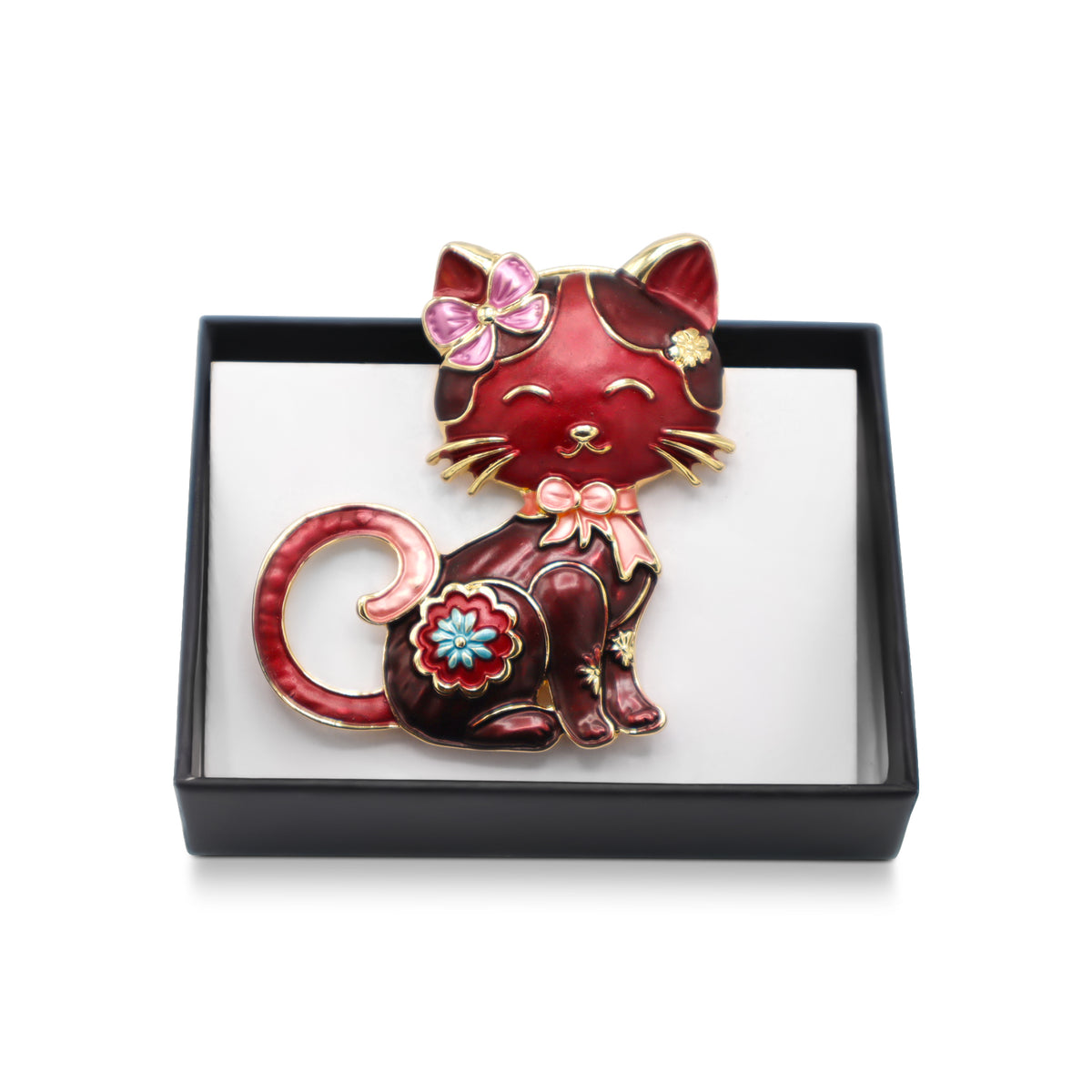 Magneet broche nr 536 fantasy goudkleurig