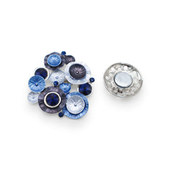 Magneet broche nr 541 fantasy goudkleurig