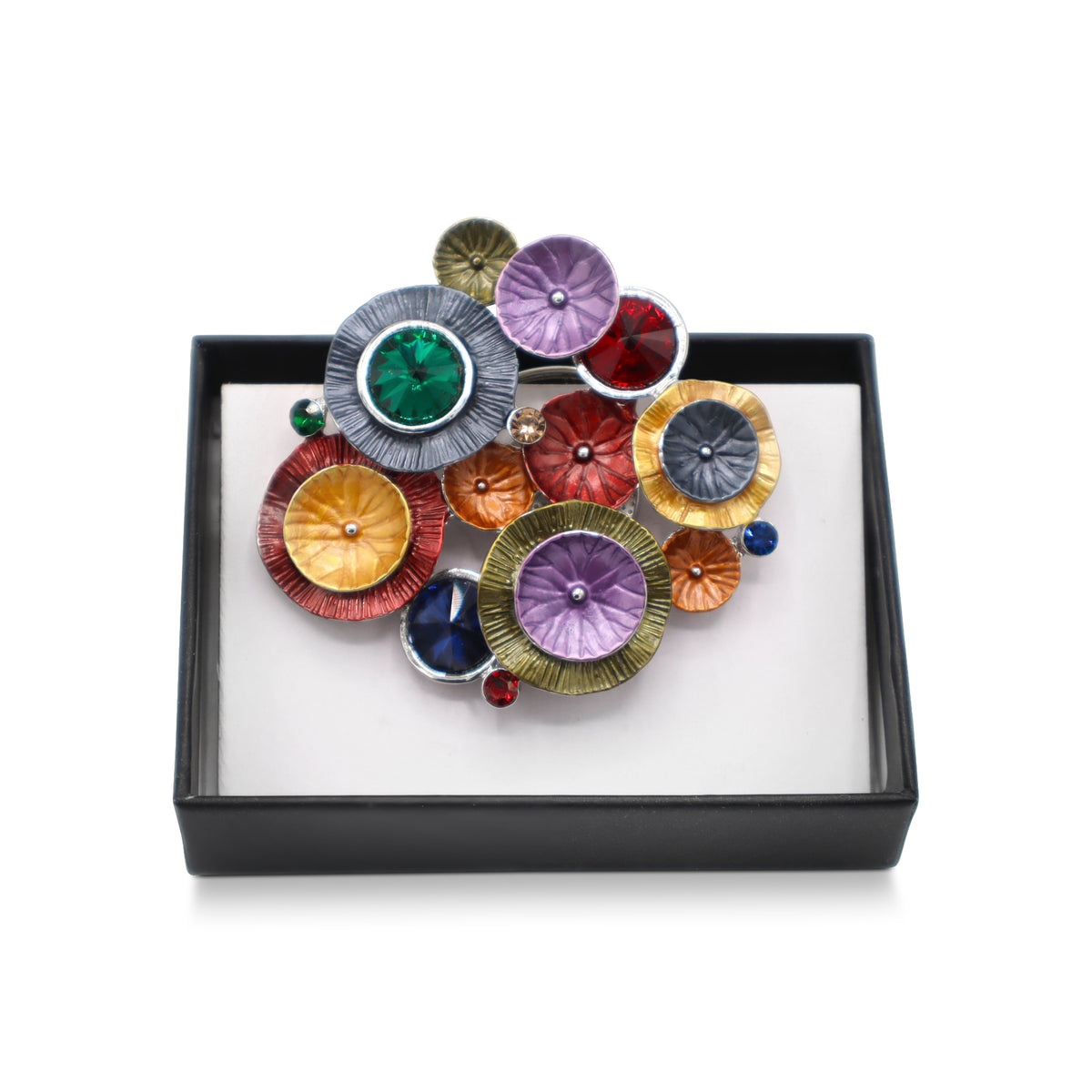 Spilla magnetica n. 468, stile fantasy, color argento