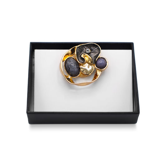 Spilla magnetica n. 468, stile fantasy, color argento