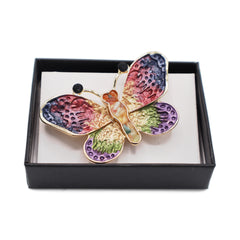 Magneet broche nr 56 fantasy goudkleurig