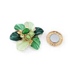 Magneet broche nr 203 fantasy goudkleurig