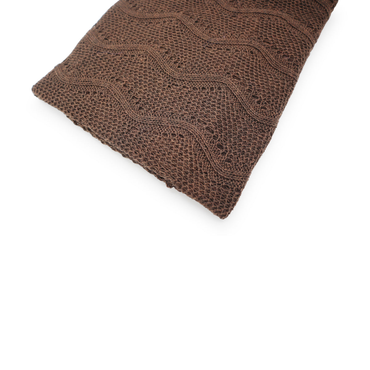 NIEUW : 4 jaargetijde sjaal chocolade bruin