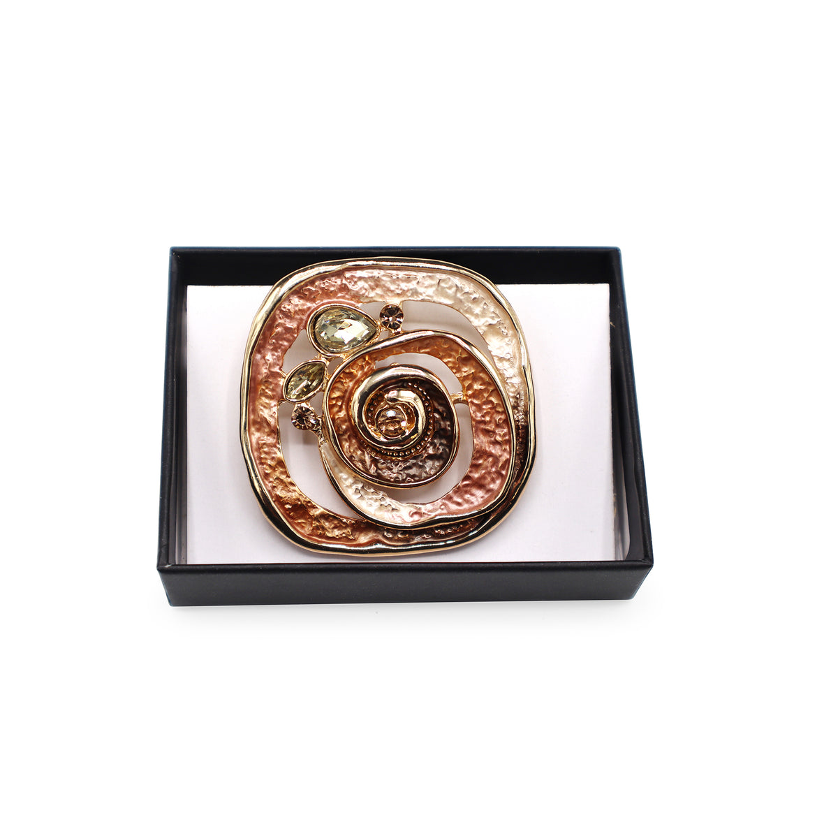 Magneet broche nr 221 fantasy goudkleurig