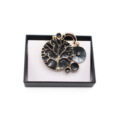 Magneet broche nr 244 fantasy goudkleurig