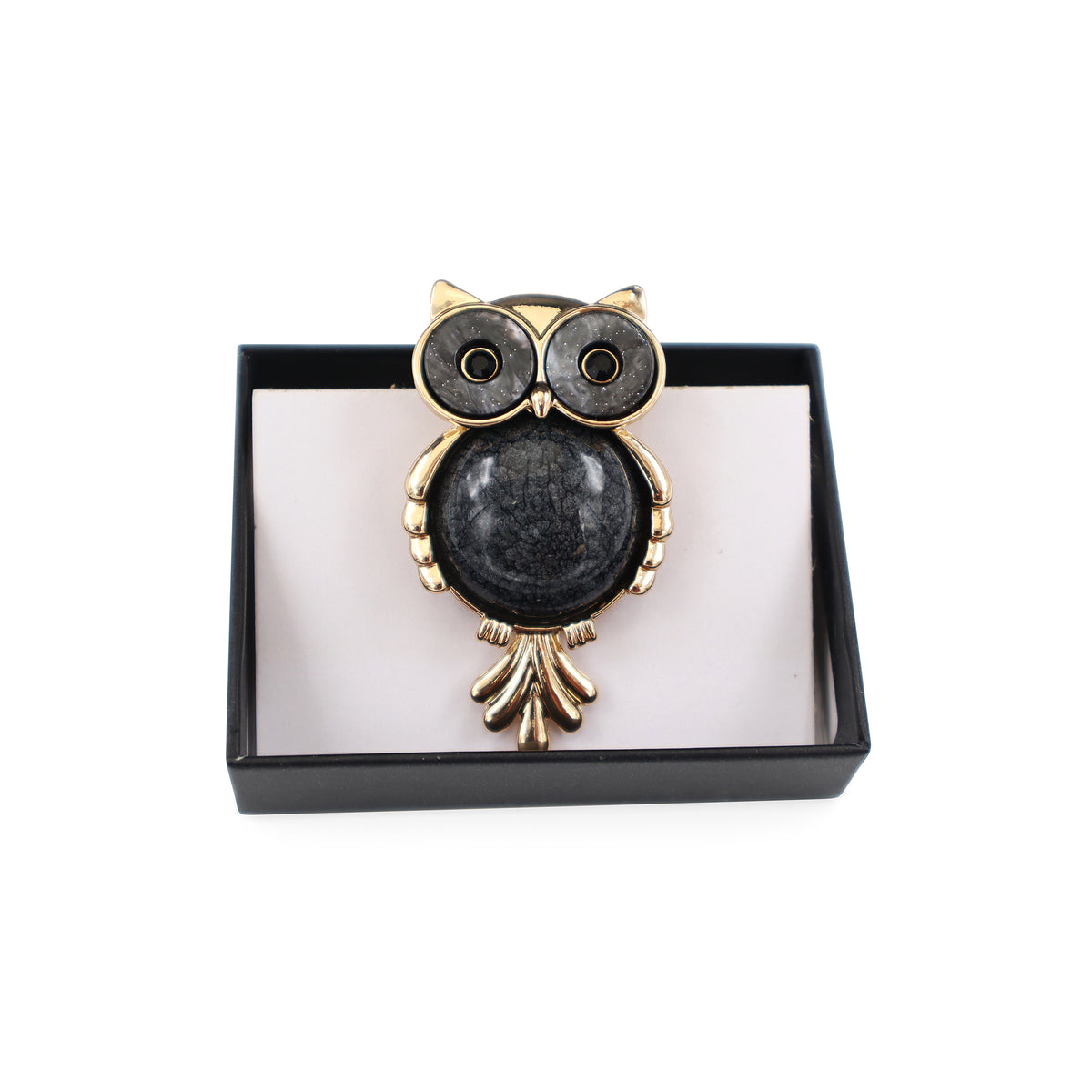 Magneet broche nr 249 fantasy goudkleurig