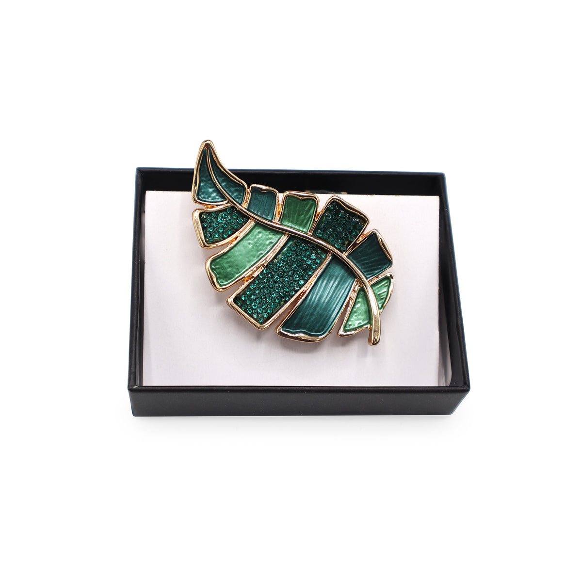  Magnetbrosche Nr. 259  Fantasie Goldfarben