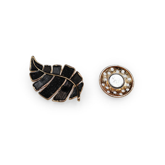 Magneet broche nr 260 fantasy goudkleurig