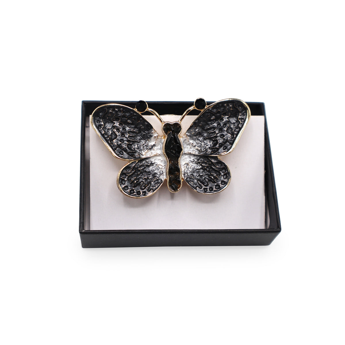  Magnetbrosche Nr. 263  Fantasie Goldfarben