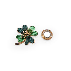Magneet broche nr 293 fantasy goudkleurig