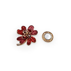 Magneet broche nr 294 fantasy goudkleurig
