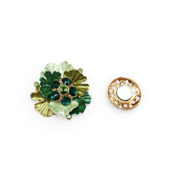 Magneet broche nr 298 fantasy goudkleurig