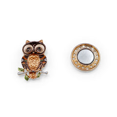 Magneet broche nr 211 fantasy goudkleurig