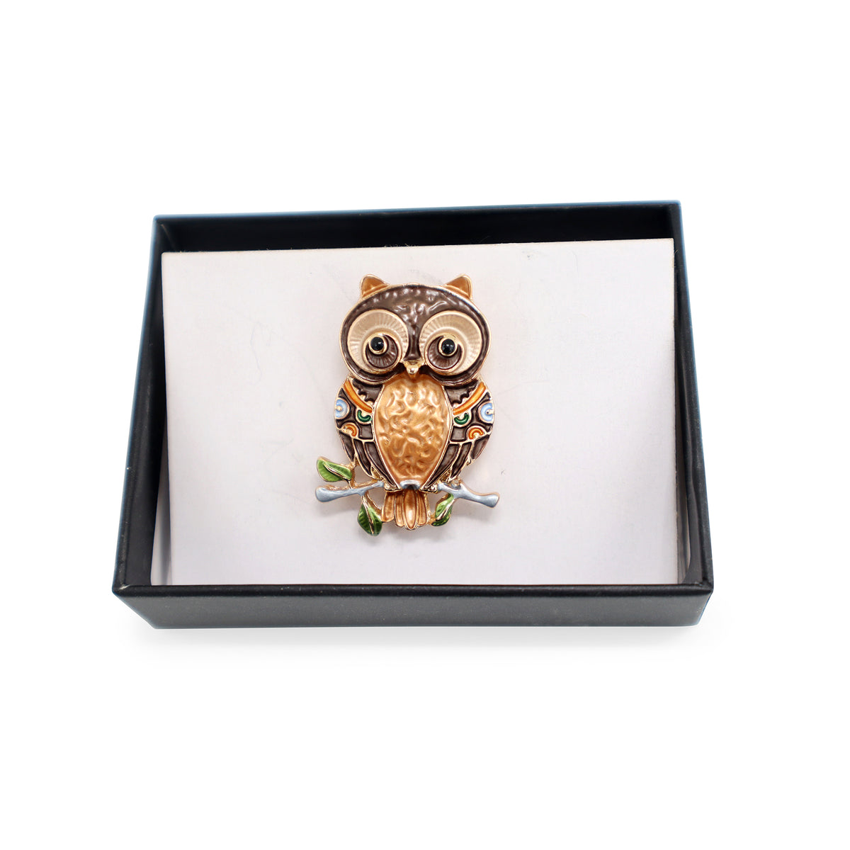 Magneet broche nr 211 fantasy goudkleurig