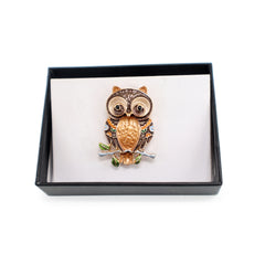 Magneet broche nr 211 fantasy goudkleurig