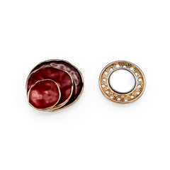 Magneet broche nr 215 fantasy goudkleurig