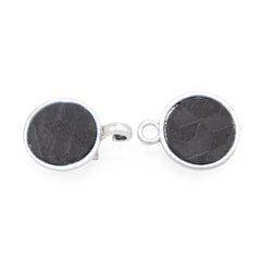 Bellagio buffalo leather hexagon black