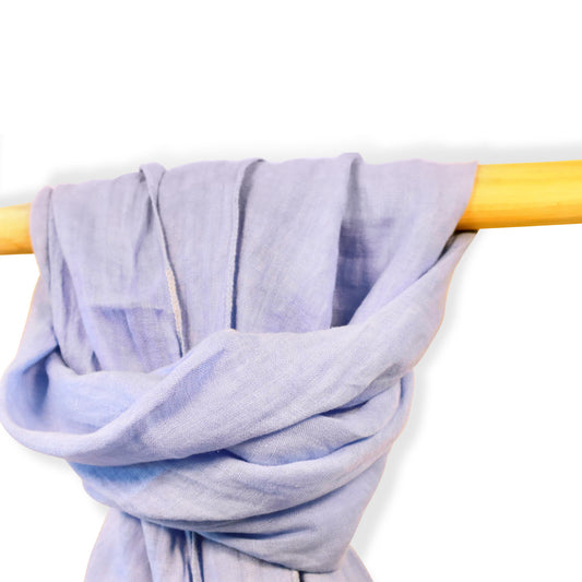 Leinenschal in Jeansblau