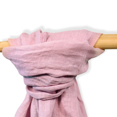 linnen sjaal oud roze