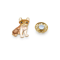 Magneet broche nr 438 fantasy goudkleurig