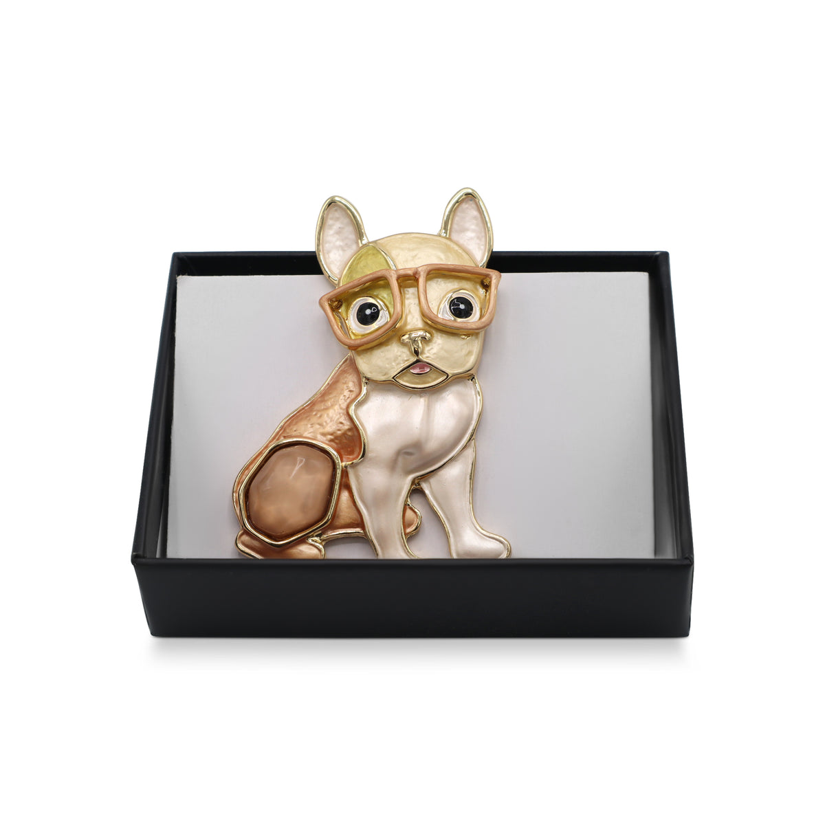 Magneet broche nr 438 fantasy goudkleurig