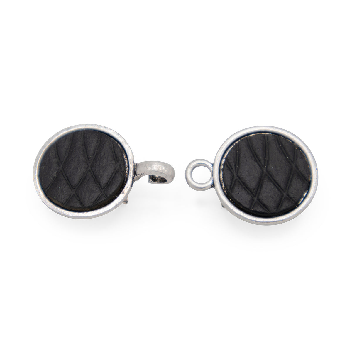 Bellagio buffalo leather ruit print black