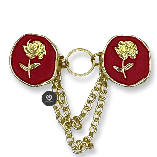 coosje roos burgundy goudkleurig